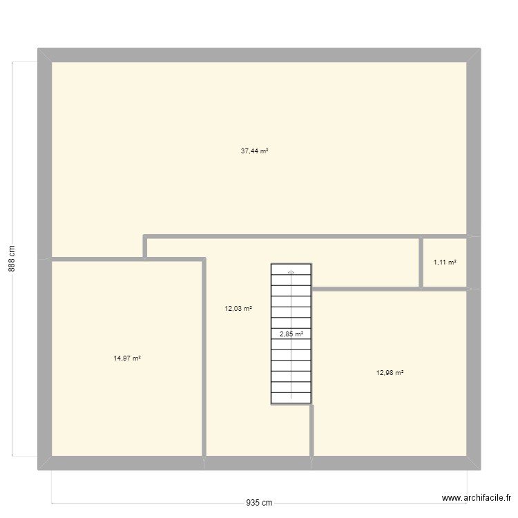 kchichi. Plan de 18 pièces et 247 m2