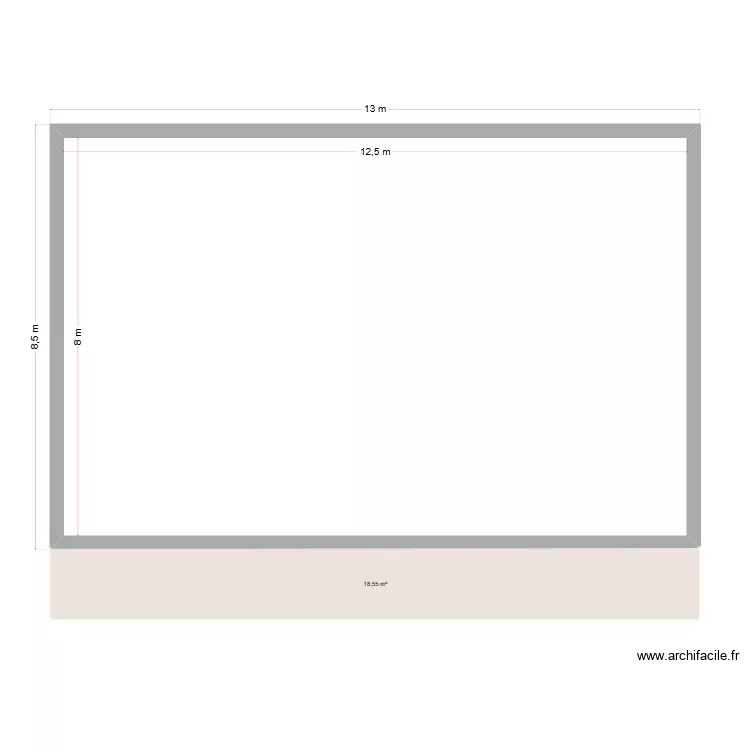 DLV formation. Plan de 1  et 100 m²