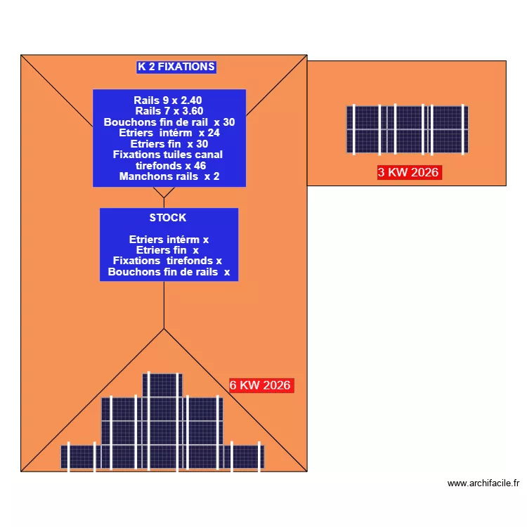 ROUSTAN GHISONAGIA. Plan de 