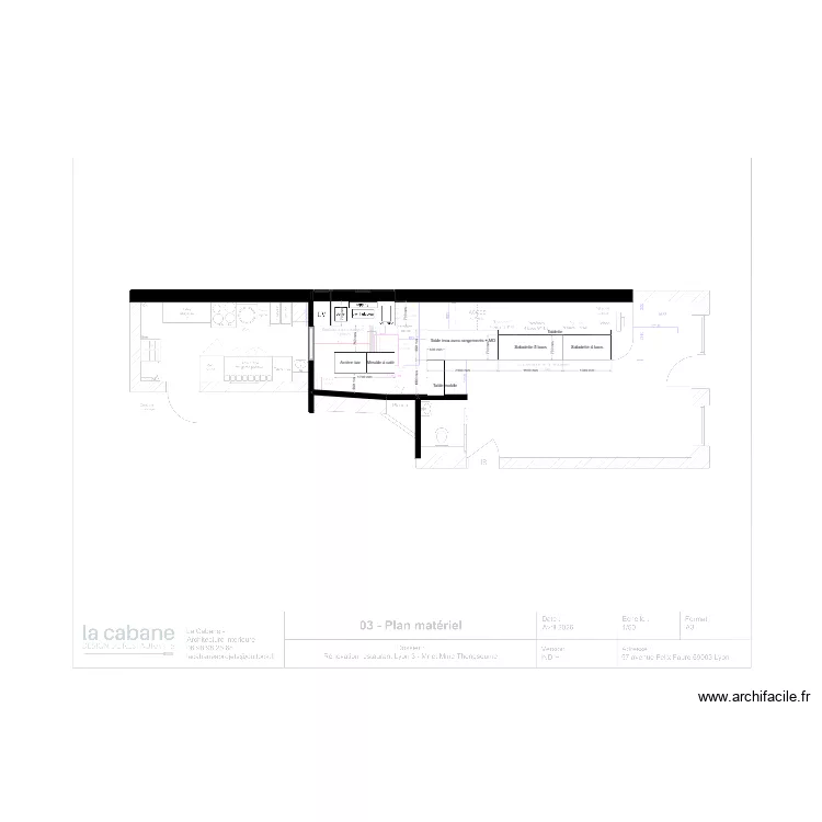 METS KONG LYON 3. Plan de 