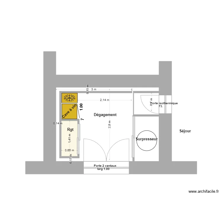 DEGAGEMENT . Plan de 