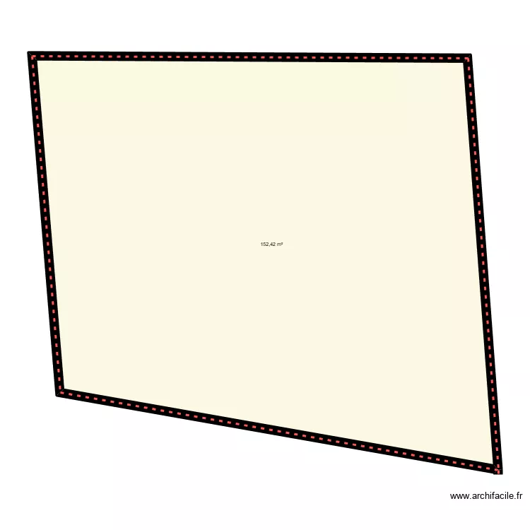 maison. Plan de 1  et 152 m²