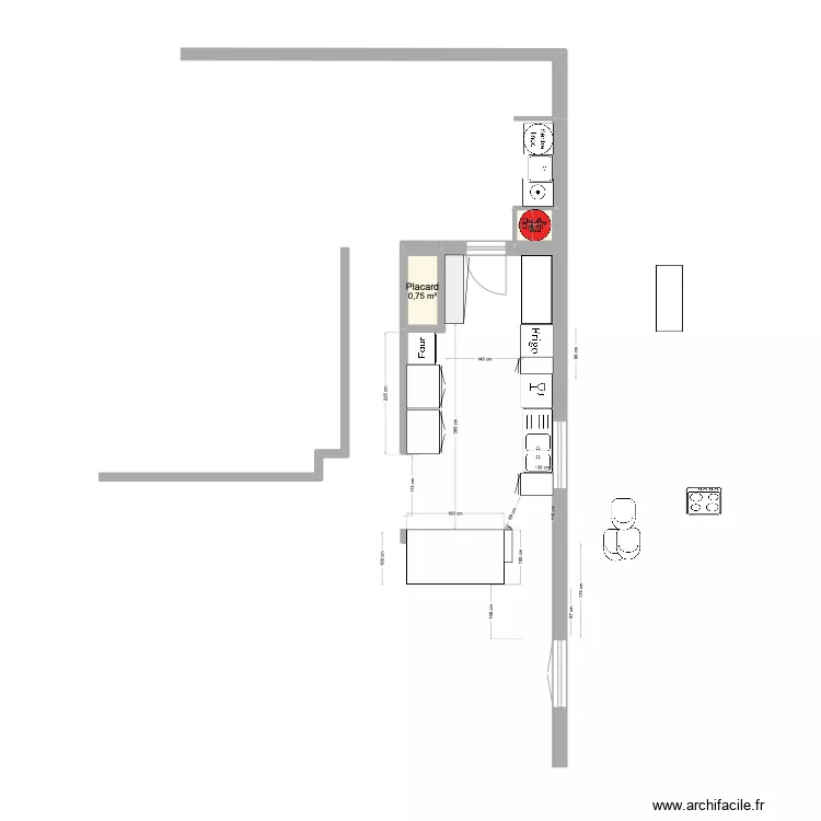 cuisine. Plan de cuisine. Plan de
