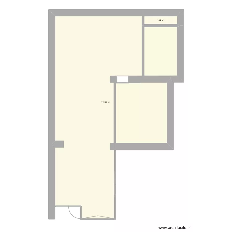 Barad-djo. Plan de 2 Pièces et 112 m² Barad-djo. Plan de 2 Pièces et 112 m²