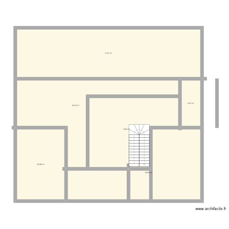 Lokman. Plan de 6 pièces et 202 m2
