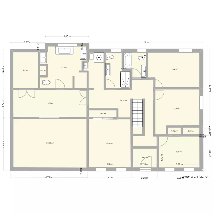 plan alex etage modif. Plan de 18 et 157 m² plan alex etage modif. Plan de 18 et 157 m²