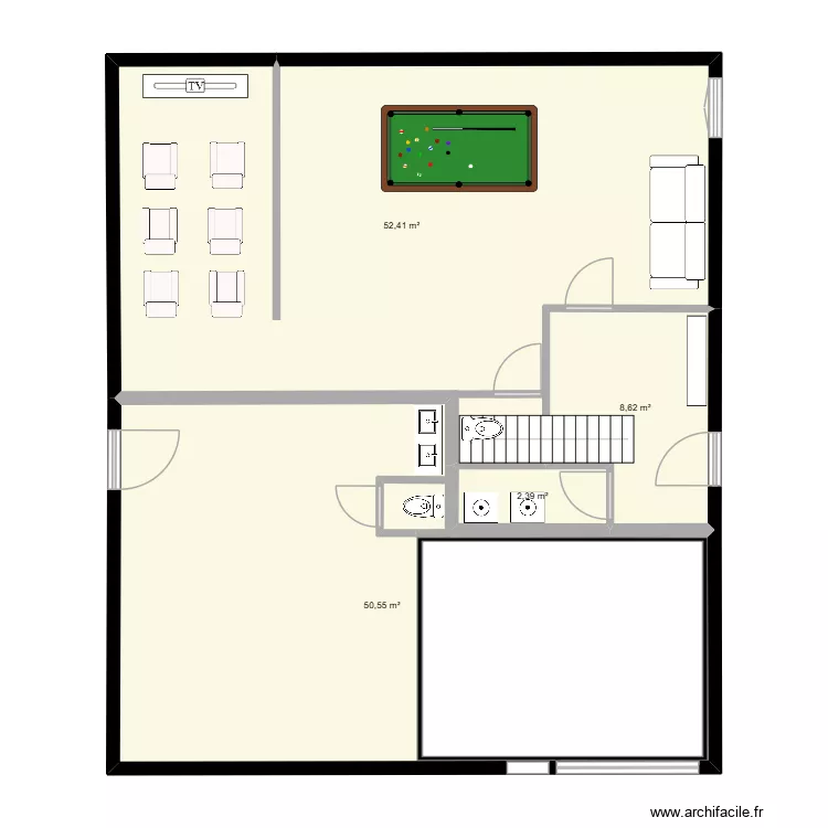 barOC Rdc 2. Plan de 