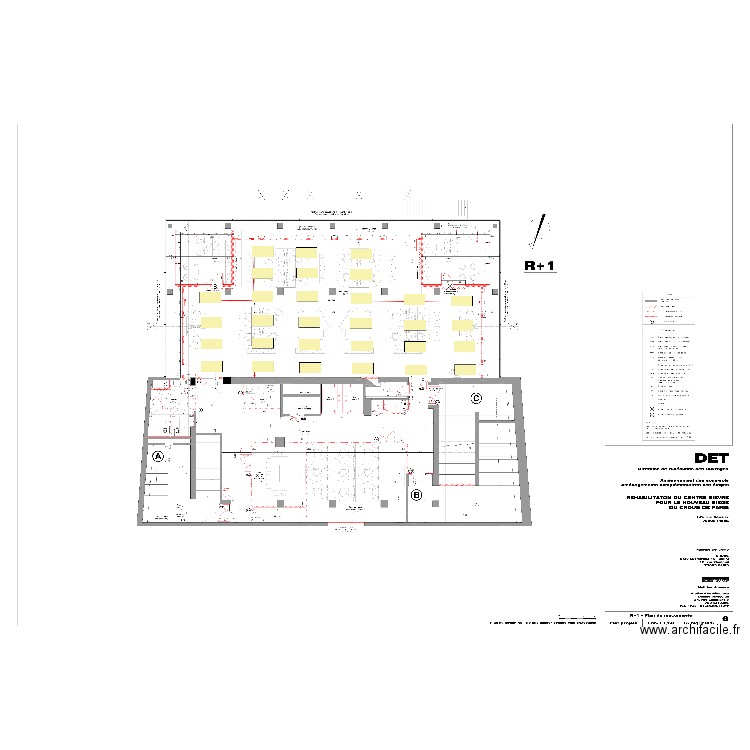 CROUS PARIS - R1. Plan de 0 pièce et 0 m2