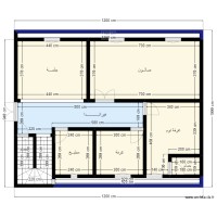 Plan de terrain 12mx10m Clien 218 931 849 858 V2