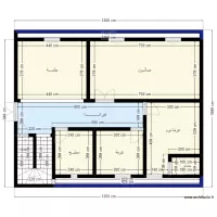 Plan de terrain 12mx10m Clien 218 931 849 858 V2
