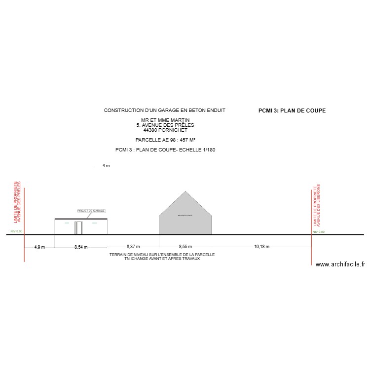 PCMI 3 MARTIN PORNICHET. Plan de 0 pièce et 0 m2