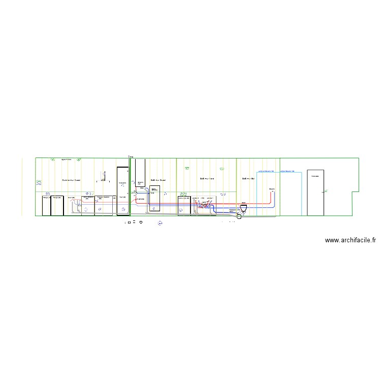 Cuis-SdB_Murs-Plomberie Chauffe_eau_vertical. Plan de 0 pièce et 0 m2