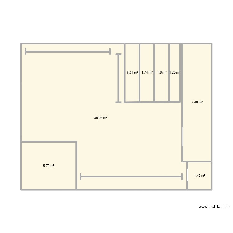 CELTIC. Plan de 8 pièces et 60 m2