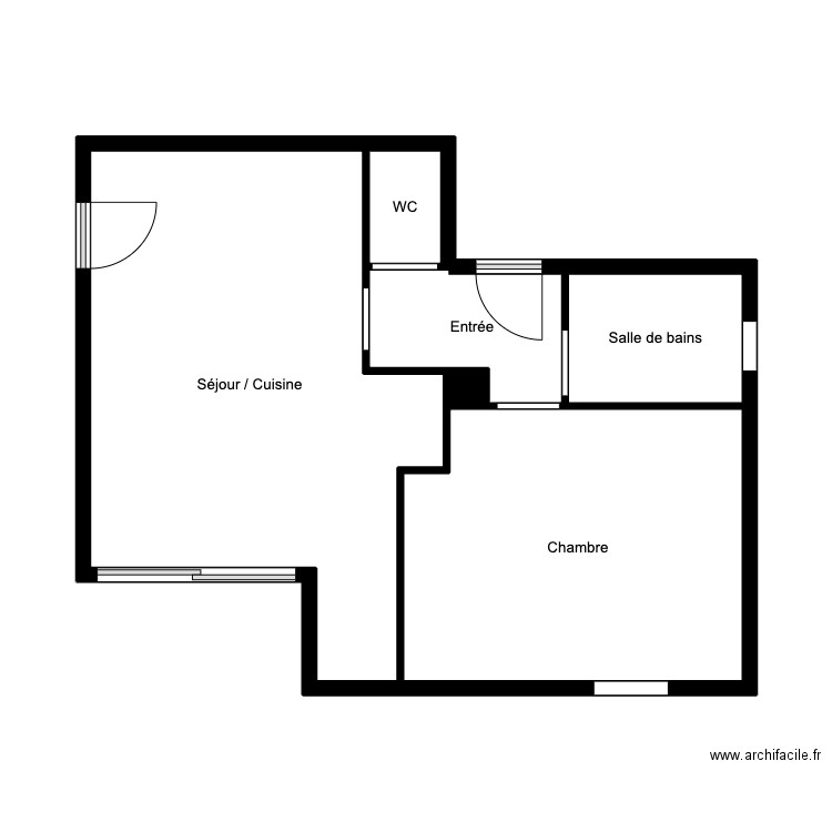 BIANCO - Appart. Plan de 6 pièces et 40 m2