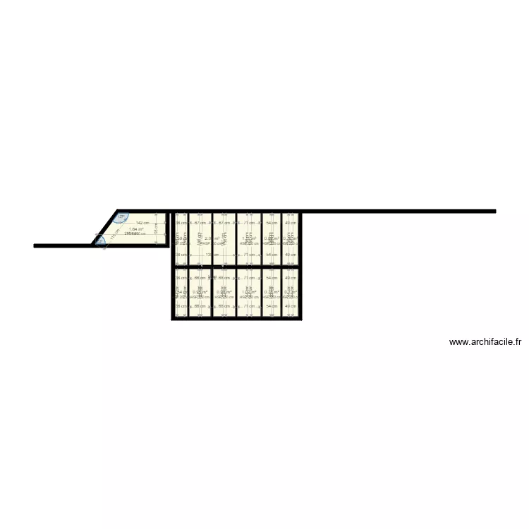 auvent poisson. Plan de 12 et 12 m² auvent poisson. Plan de 12 et 12 m²