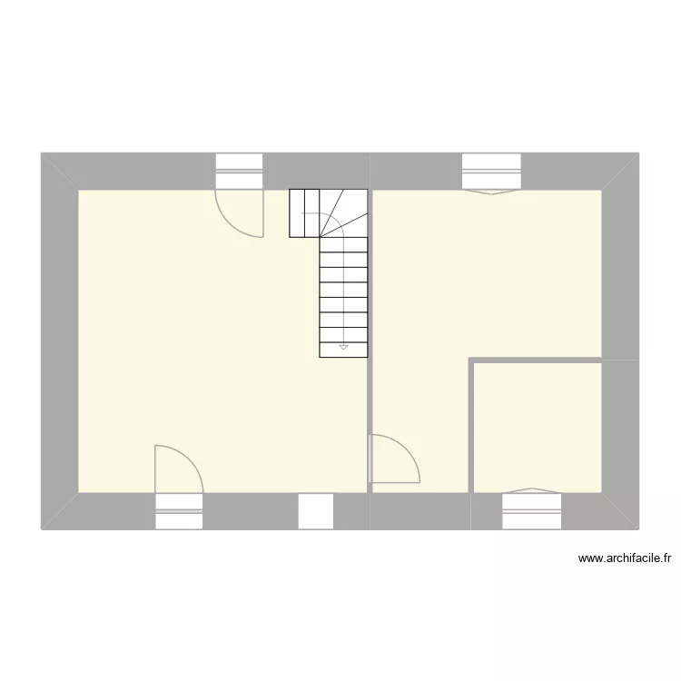 Dubreuilh avt trax (soliha24). Plan de 3  et 44 m²