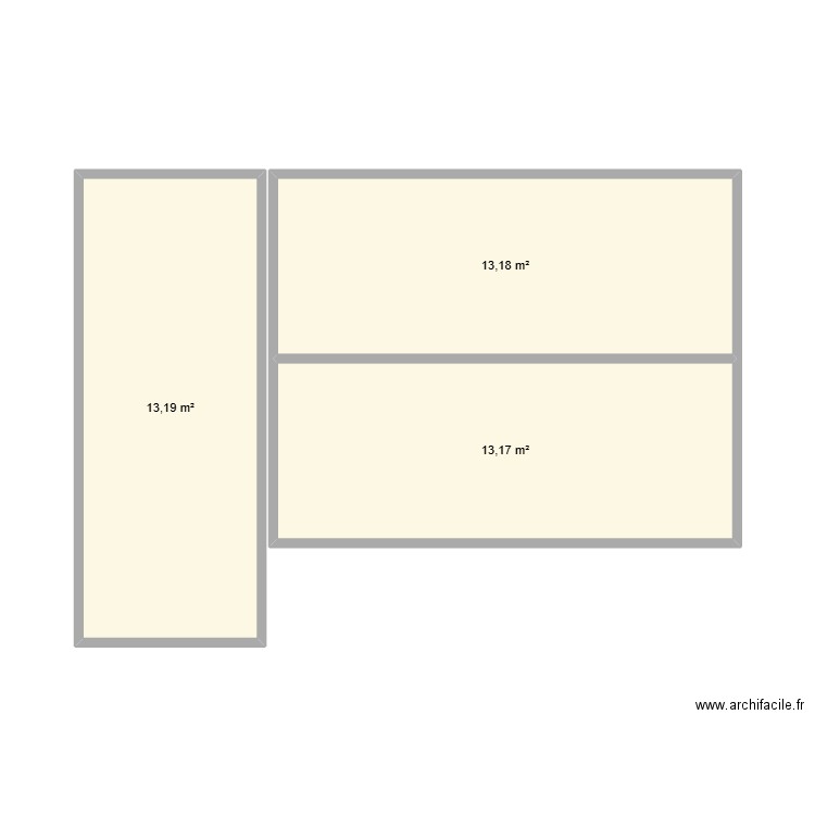 SADEX. Plan de 3 pièces et 40 m2