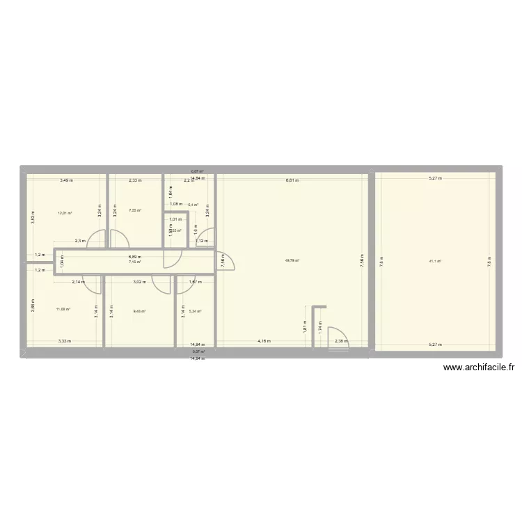 MAISON 1.01. Plan de 12  et 151 m²