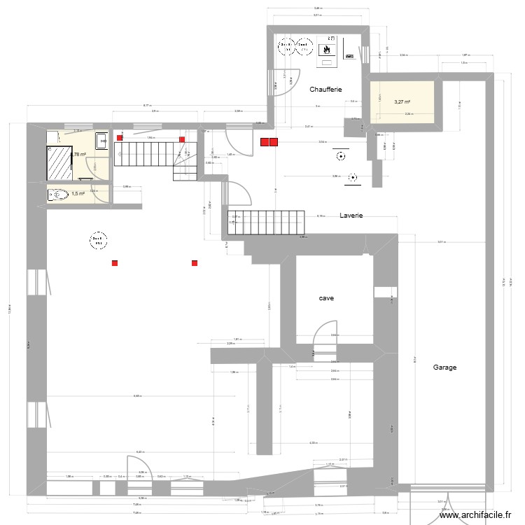 Projet RDC studio 2. Plan de 0 pièce et 0 m2