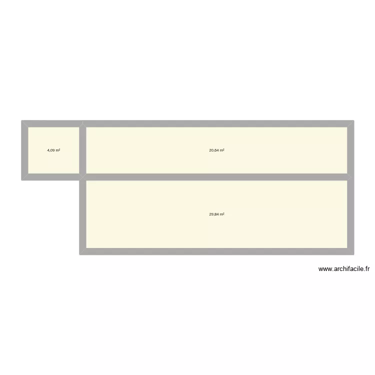 loupiote. Plan de 3 Pièces et 55 m² loupiote. Plan de 3 Pièces et 55 m²