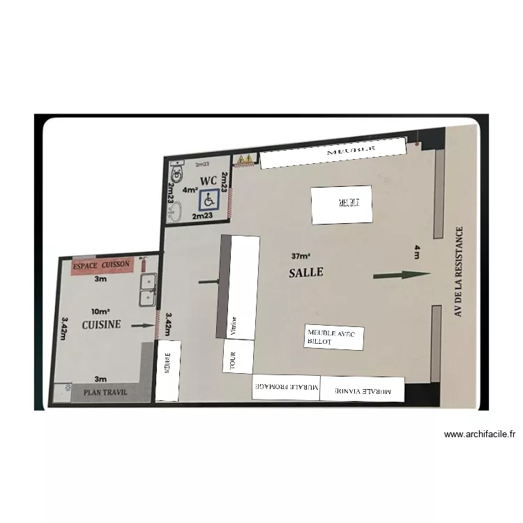 METS CARNES 2. Plan de 