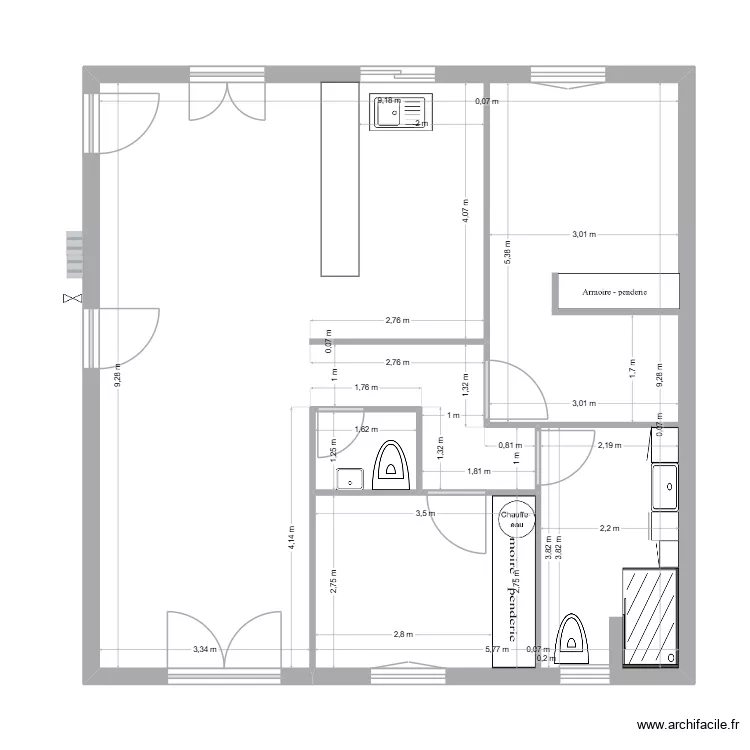 Comp&egrave;re Guilleri 2026 02 21 03. Plan de 2  et 83 m²