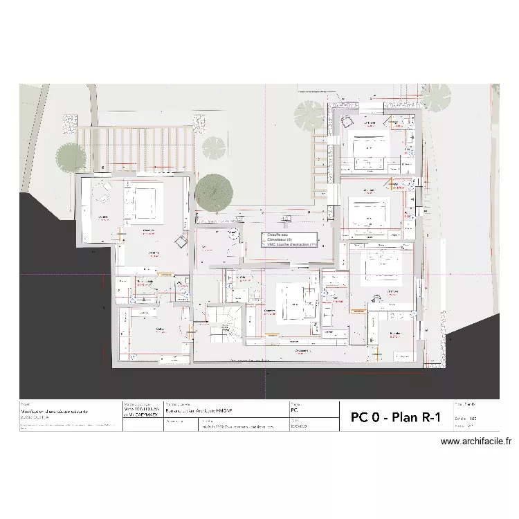 plan clim R-1. Plan de 