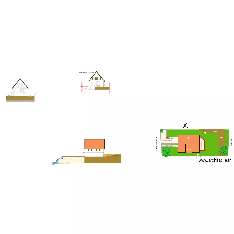 durningen vue dessus situation(apres). Plan de durningen vue dessus situation(apres). Plan de