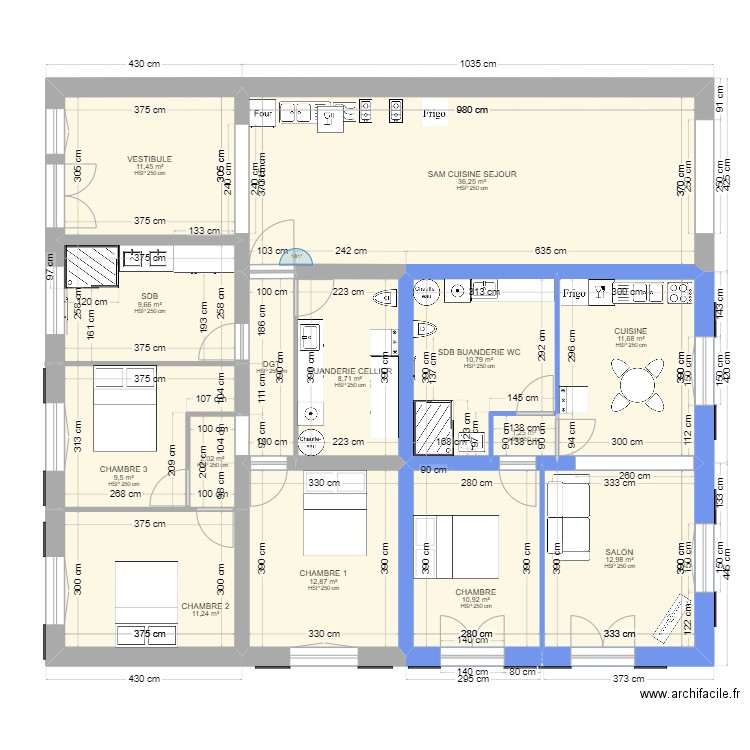 RDC PIERRE T4-T2 BIS. Plan de 0 pièce et 0 m2