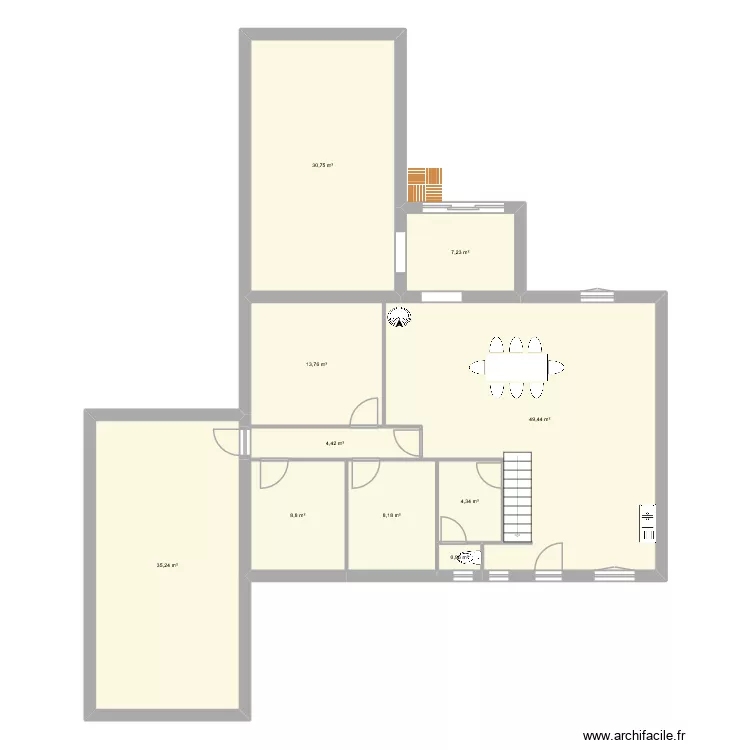 GL RENOVATION. Plan de 10  et 163 m²