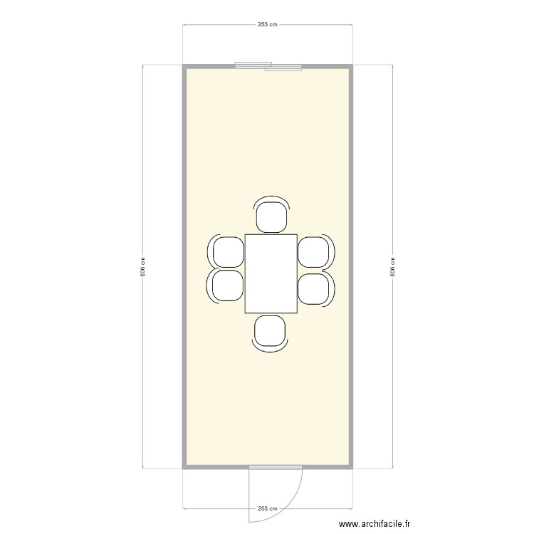 CHANTIER VAUGNERAY. Plan de 1 pièce et 15 m2