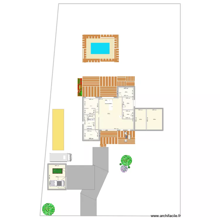 Maison. Plan de 