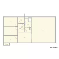 plan modification salle de bain et WC