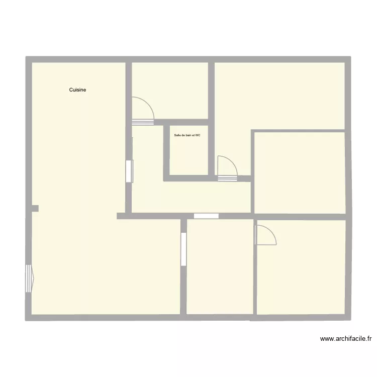 Appartement Almada. Plan de 6  et 94 m²