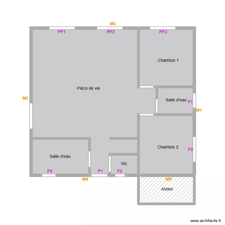 Depauw dpe. Plan de 7 et 52 m² Depauw dpe. Plan de 7 et 52 m²