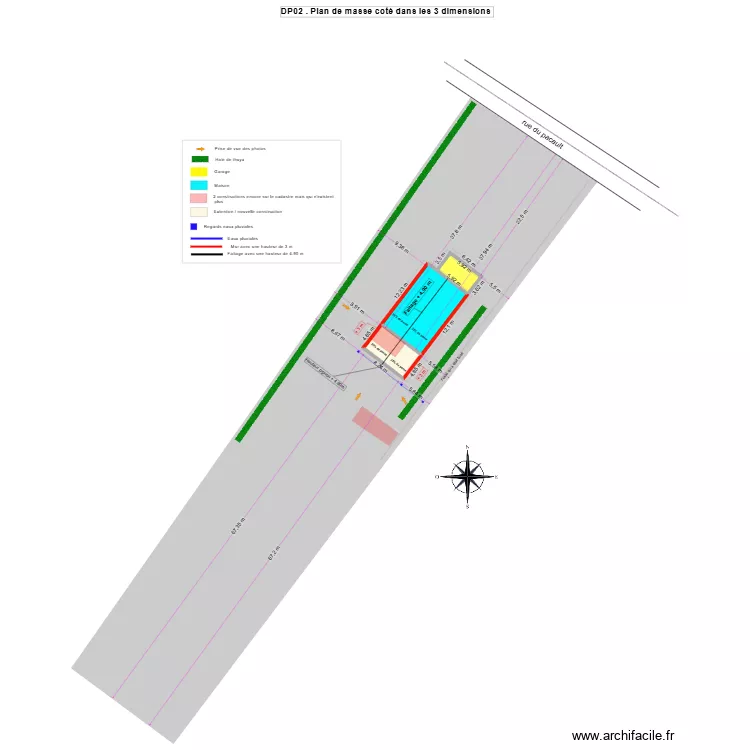 plan masse 2. Plan de 