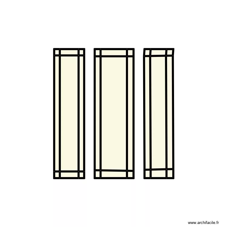 miroir W. Plan de miroir W. Plan de