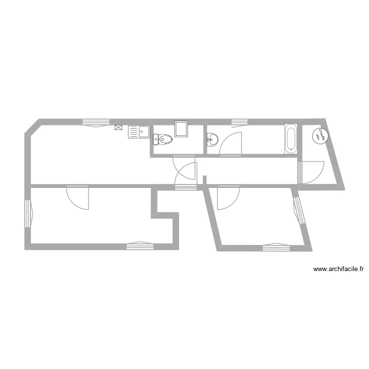 Montbard. Plan de 3 et 8 m² Montbard. Plan de 3 et 8 m²