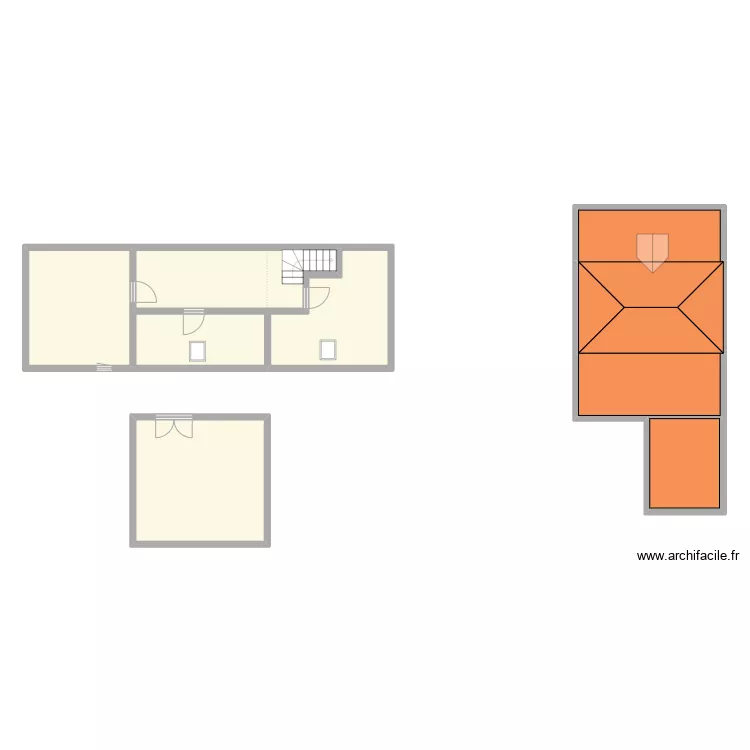 PETIT - TOUFFREVILLE. Plan de 