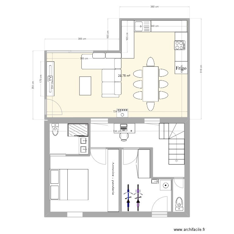 belec 1. Plan de 0 pièce et 0 m2
