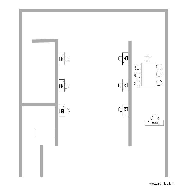 BUREAU. Plan de 0 pièce et 0 m2