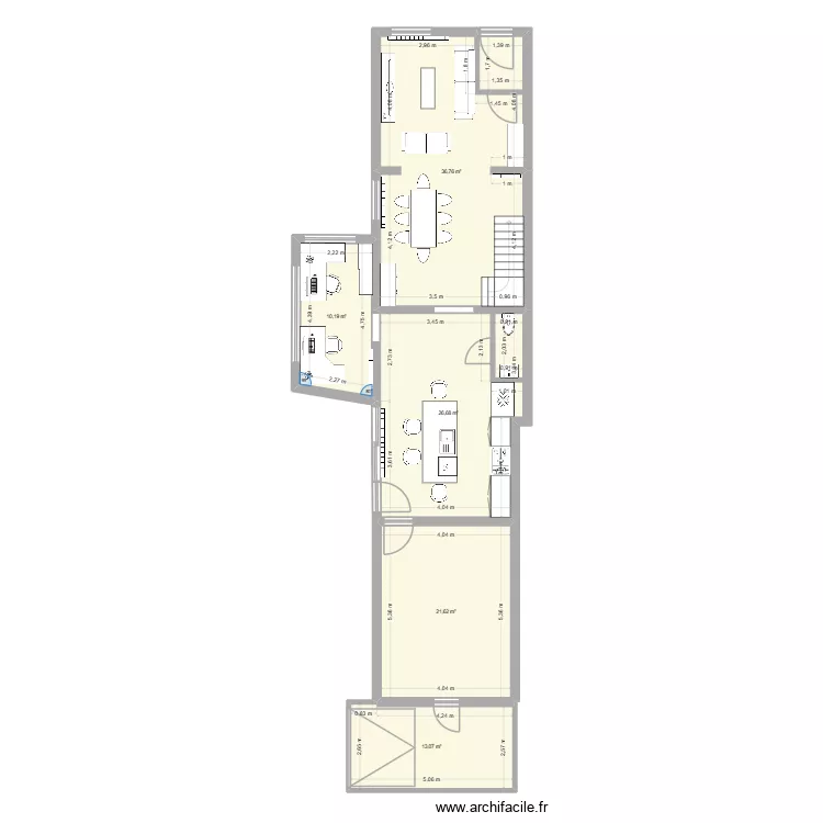 56 ch. de Bruxelles 22. Plan de 5  et 108 m²