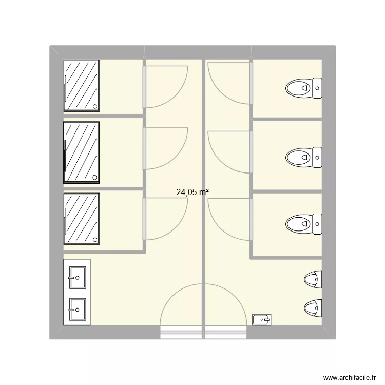 mecacrhome. Plan de 1 et 24 m² mecacrhome. Plan de 1 et 24 m²