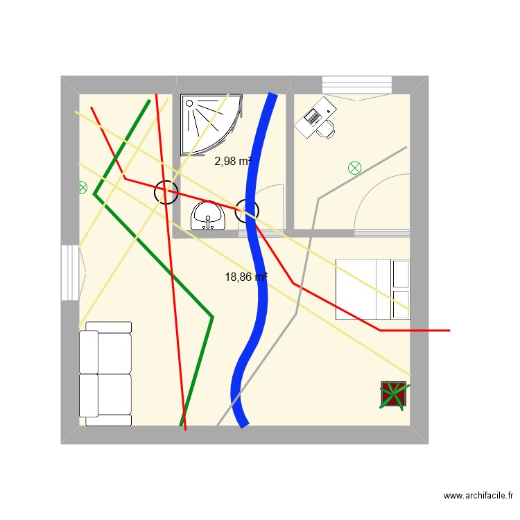 essai. Plan de 0 pièce et 0 m2