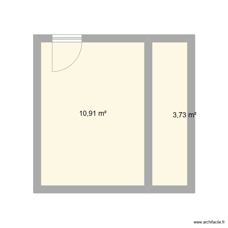 local poubelles. Plan de 0 pièce et 0 m2