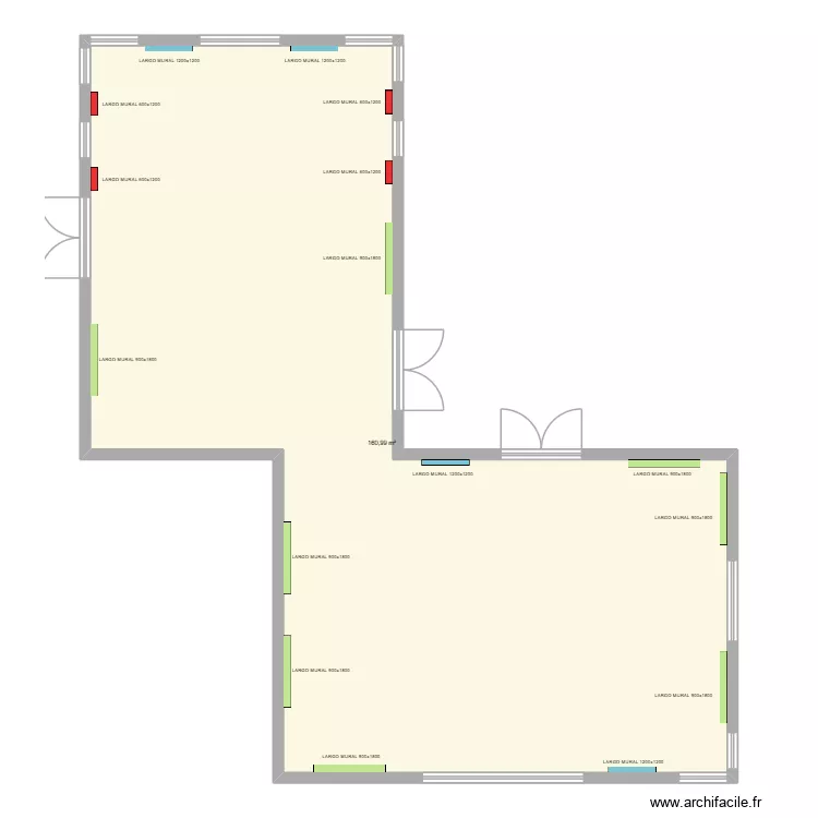 REFECTOIRE - SIRP LES 2 VERSANTS. Plan de 