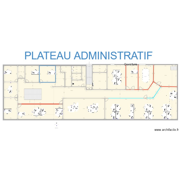 Projet adm. Plan de 0 pièce et 0 m2