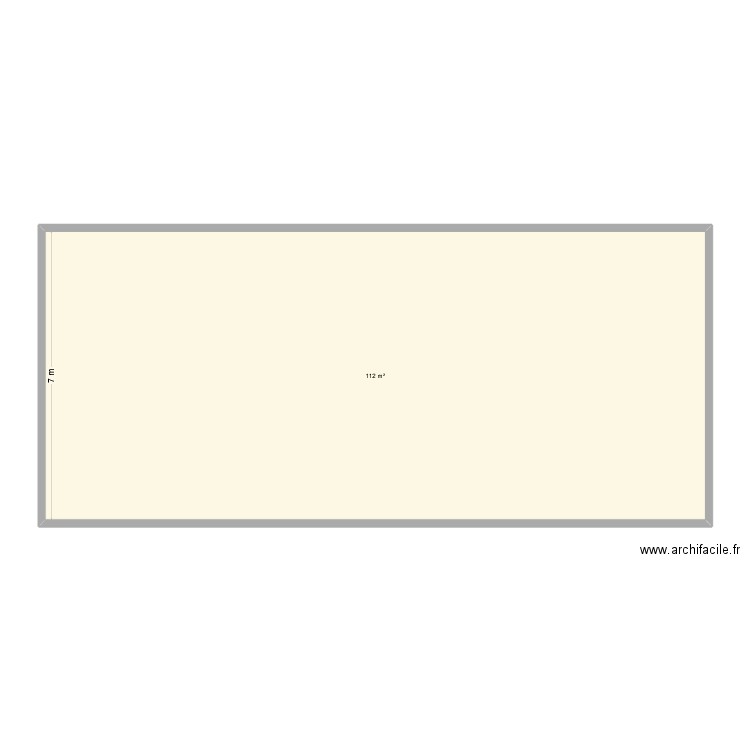 Ferrieres 1. Plan de 1 pièce et 112 m2