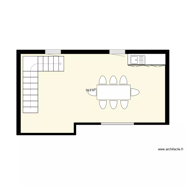 salle de reunion. Plan de 