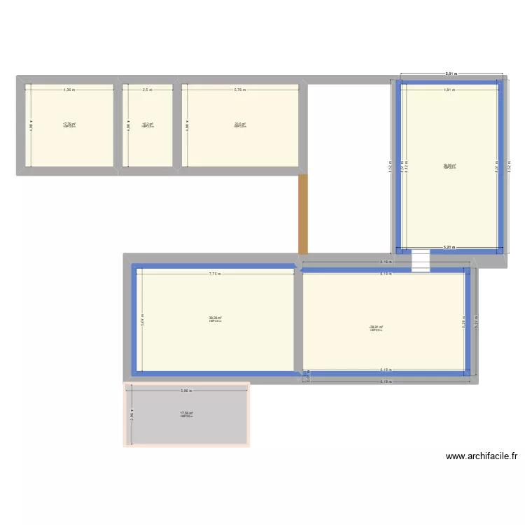 mespaul. Plan de 0 pièce et 0 m2